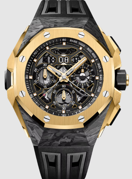 26650FA.OO.D002CA.01 Fake Audemars Piguet Royal Oak Concept Split Second Chronograh GMT Large Date CFT watch